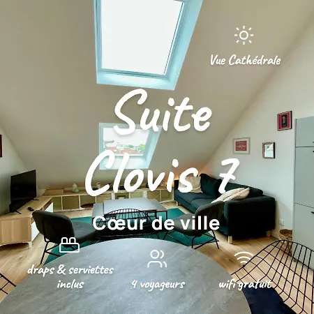 Lägenhet Clovis 7 Reims